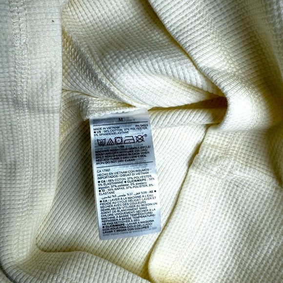 Old Navy NWT Off White Waffle Sleep Shorts - Picture 6 of 8